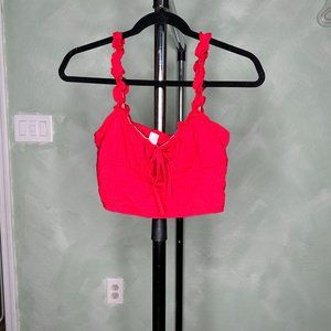 Red Crop Top
